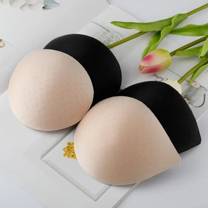 1 Pair/Lot Women Intimates Accessories Triangle Sponge Swimsuit Breast Push Up Padding Chest Enhancers Bra Foam Insert [GRM] [UND]