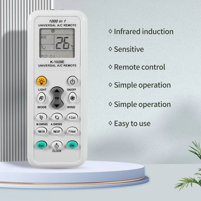 1000 in 1 Universal Remote Control K-1028E AC Digital LCD  for Air Conditioner [HAP]