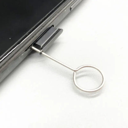 100pcs Eject Sim Card Ejector Tool Pick-up Pin Universal Mobile Phone Remover Tray to Open For iPhone 13 Xiaomi Samsung Huawei [MOB]