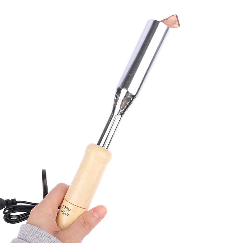 100W 150W 200W 220V Electric Soldering Iron Solder Welding Chisel Tip Wood Handle Home Tool Soldering Gun [TOL]