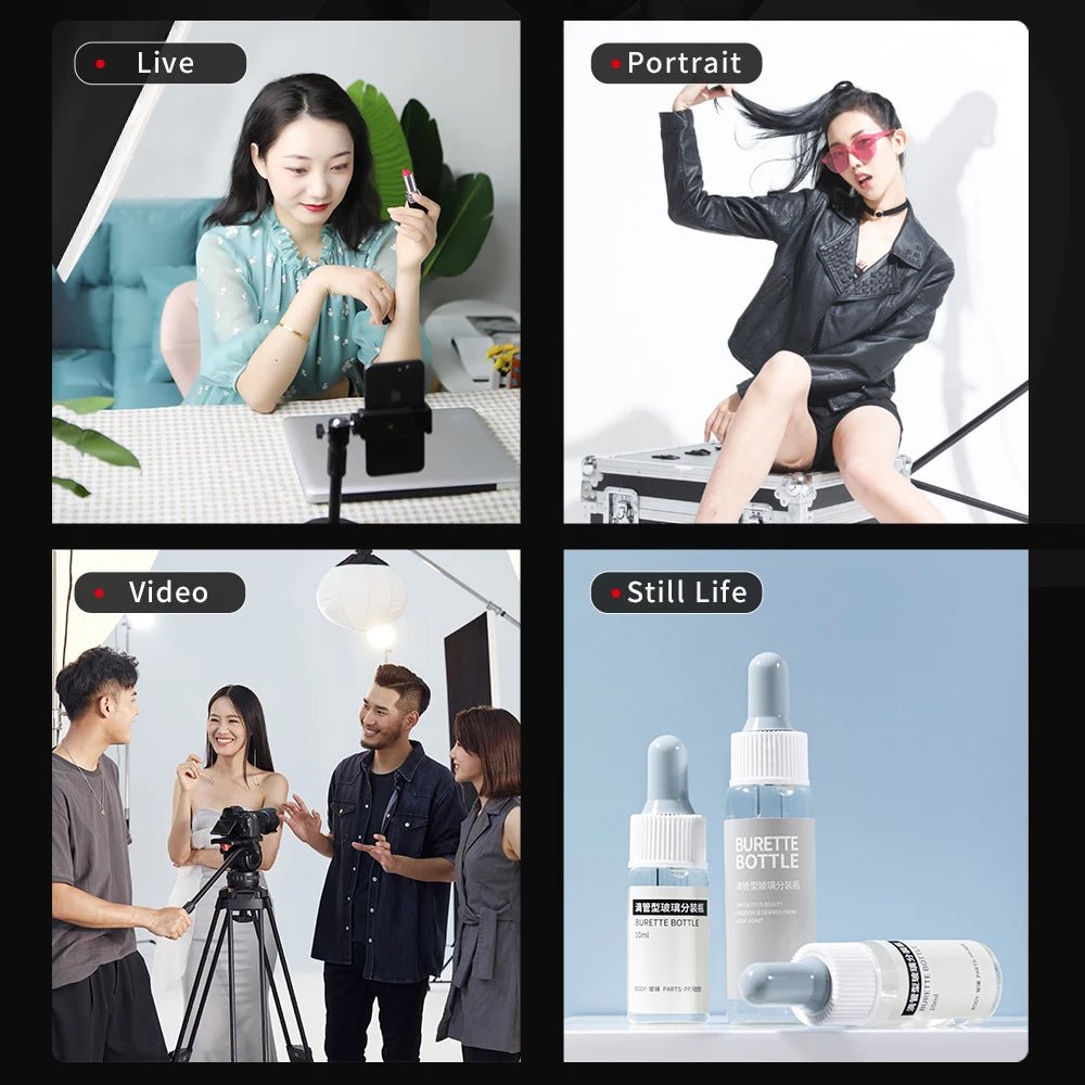 100W Photography LED Video Light  Daylight-Balanced Sun Lamp for Softbox Lighting Portrait Flash Studio Accessories Youtube Live [PHO]
