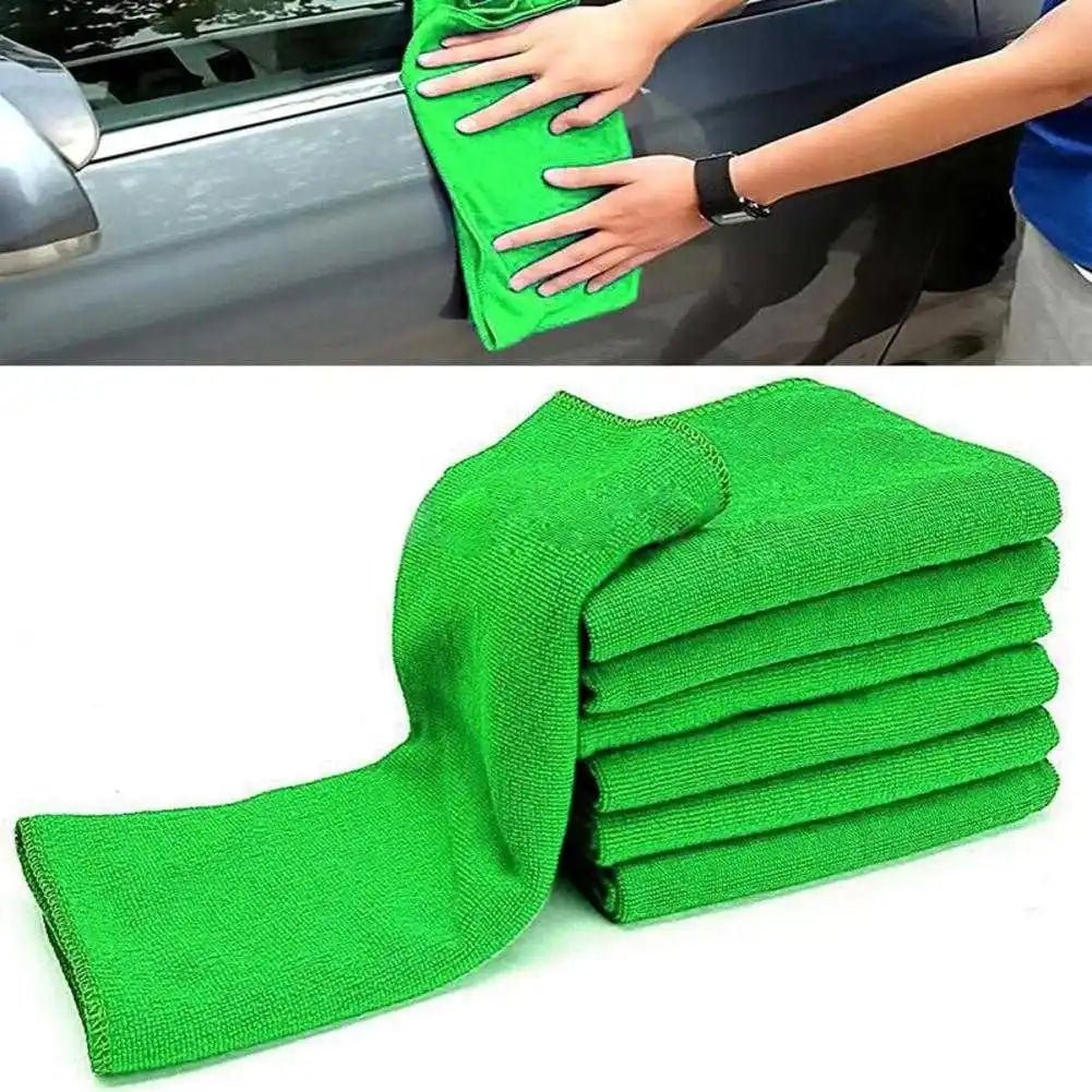 100X Car Detailing Car Wash Microfiber Towel Car Cleaning Drying Auto Washing Cloth Micro Fiber Rag Car Cleaning Wash Tools [CAR] [DTL]