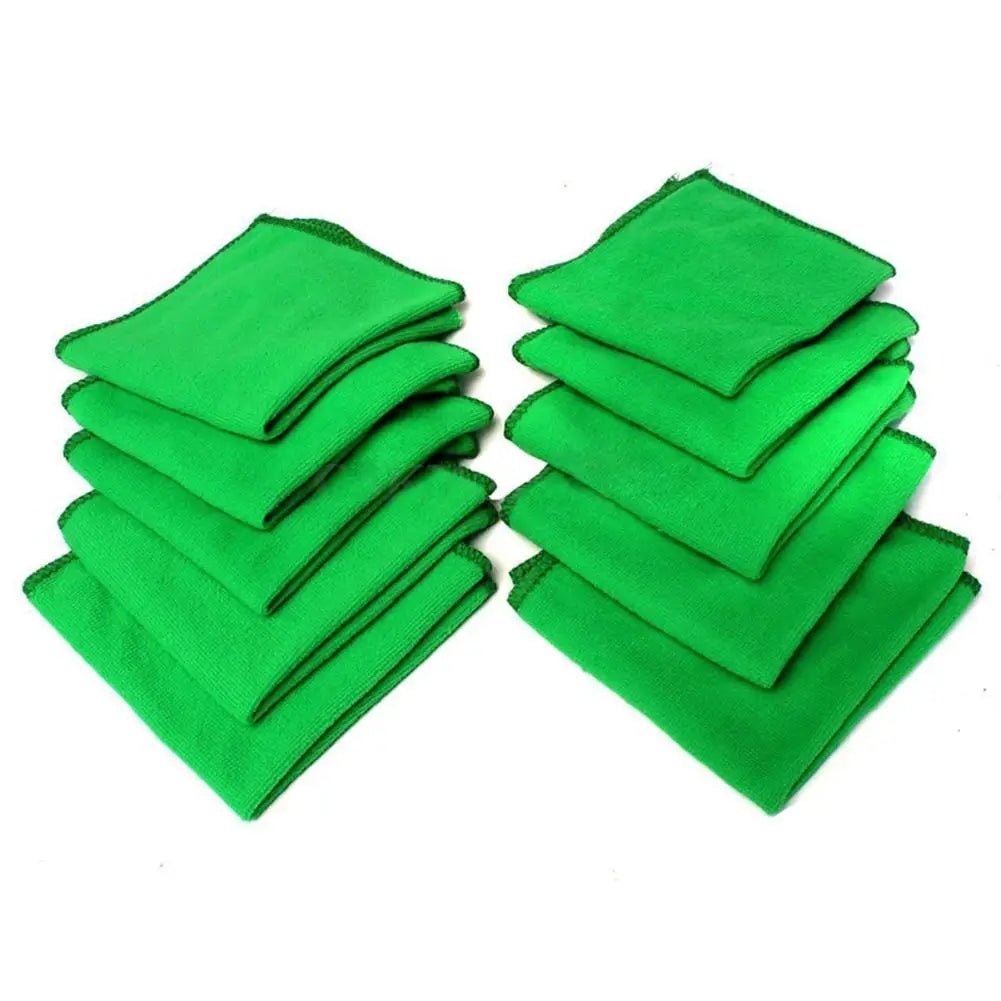 100X Car Detailing Car Wash Microfiber Towel Car Cleaning Drying Auto Washing Cloth Micro Fiber Rag Car Cleaning Wash Tools [CAR] [DTL]