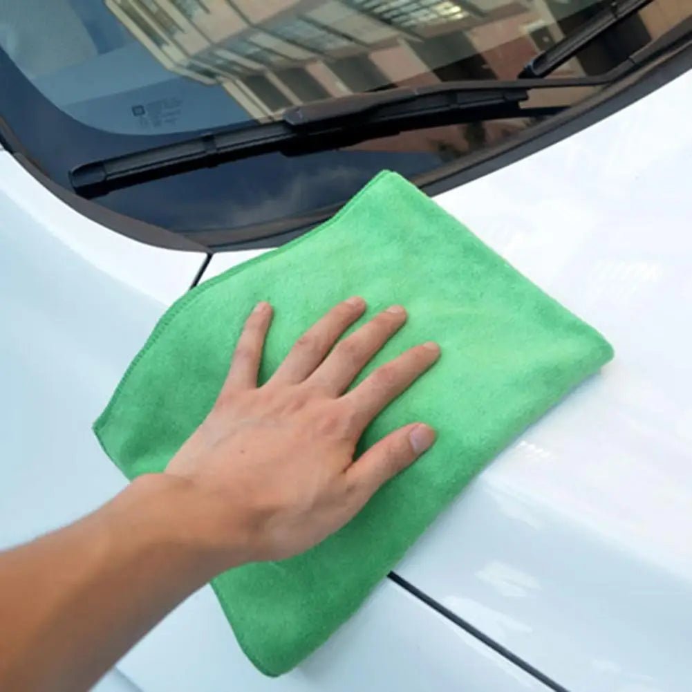 100X Car Detailing Car Wash Microfiber Towel Car Cleaning Drying Auto Washing Cloth Micro Fiber Rag Car Cleaning Wash Tools [CAR] [DTL]