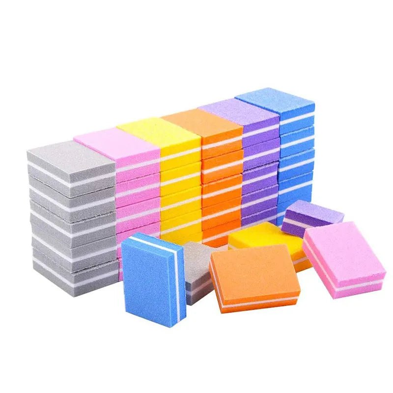 10/15Pcs Buffers Sanding Blocks Buffs for Manicure Polishing Block Mini Buffer Nail Polisher Buffing Sponge File Polish Tools [BEU]