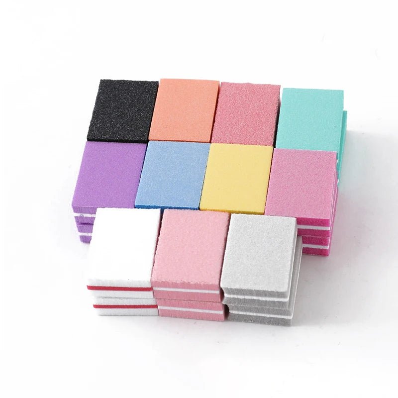 10/15Pcs Buffers Sanding Blocks Buffs for Manicure Polishing Block Mini Buffer Nail Polisher Buffing Sponge File Polish Tools [BEU]