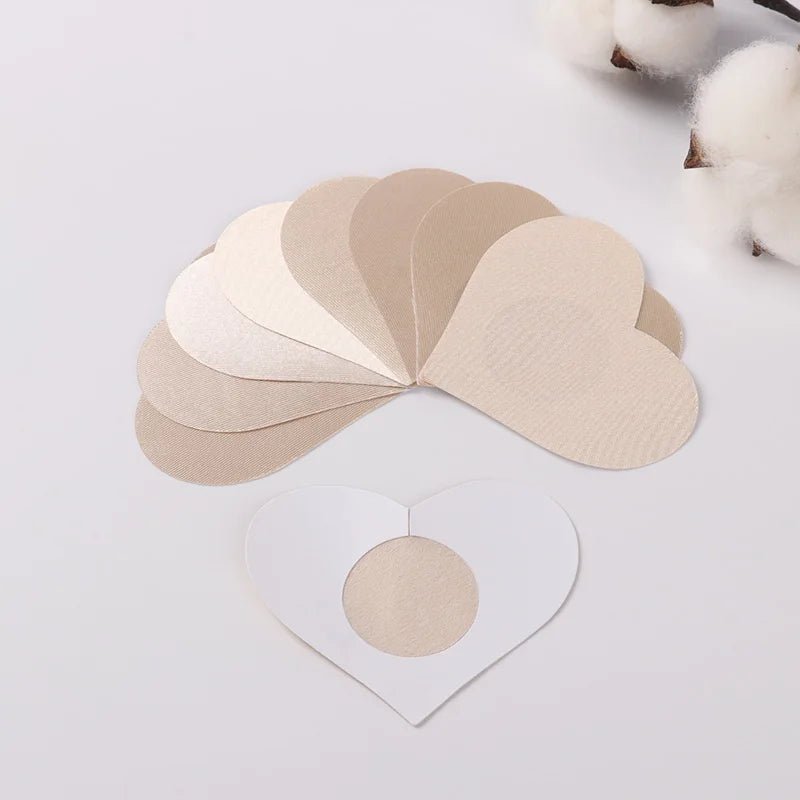 10/20/50pcs Women's Invisible Breast Lift Tape Overlays on Bra Nipple Stickers Chest Bra Invisible Nipple Covers Accessories [GRM] [UND]