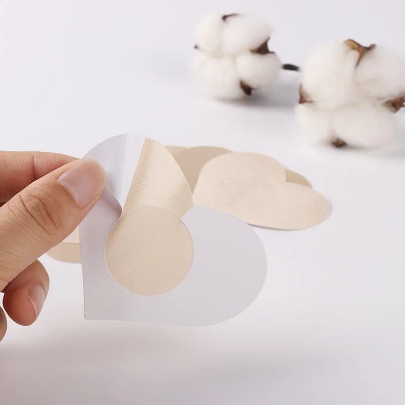 10/20/50pcs Women's Invisible Breast Lift Tape Overlays on Bra Nipple Stickers Chest Bra Invisible Nipple Covers Accessories [GRM] [UND]