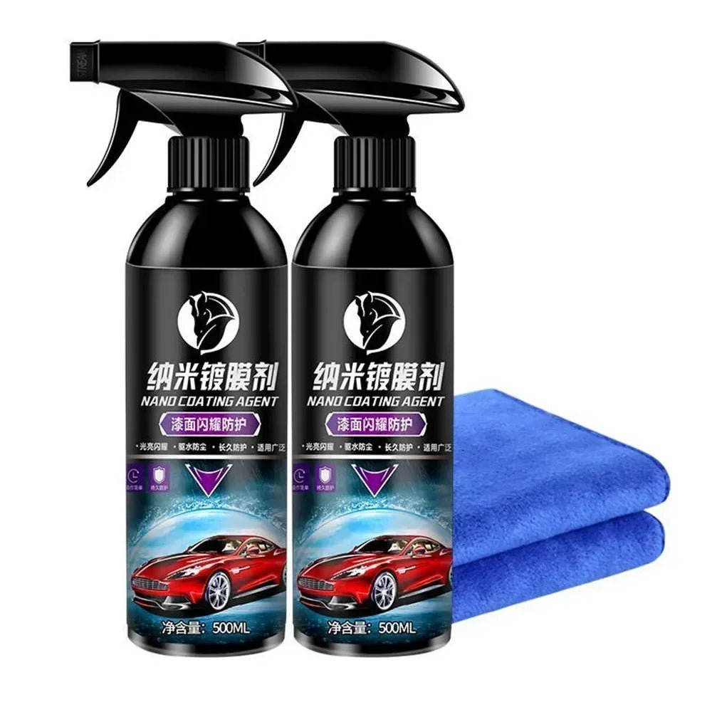 10H Ceramic Car Coating 2500ML Nano Liquid Glass Plated Crystal Hydrophobic Waterproof Polishing Paint Hardness Car Polish Wax [DTL]