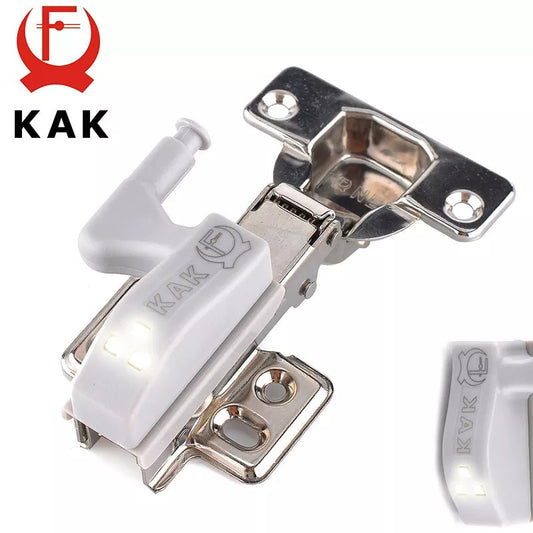 10PCS KAK LED Cabinet Hinge Light Universal Kitchen Bedroom Living Room Cupboard Wardrobe 0.25W Inner Sensor light Hardware [HOM]