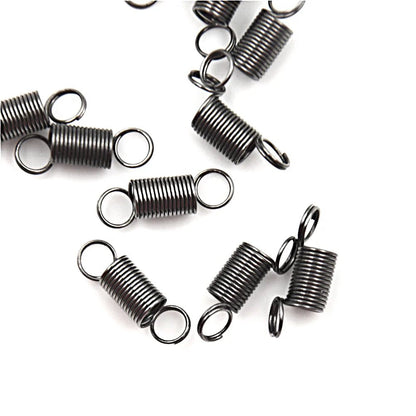 10pcs/lot 14mm Draw To 30mm Stainless Steel Small Tension Spring With Hook For Tensile DIY Toys [HOM]