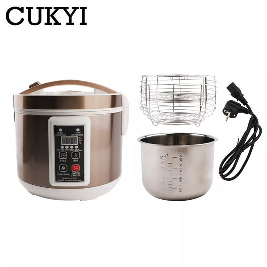 110V/220V 6L Intelligent Black Garlic Fermenter Yogurt Wine Maker Digital Control Fermentation Non-stick Stainless steel Liner [HAP]