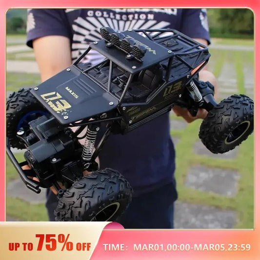 1:16 4WD RC Car With Led Lights Radio Remote Control Cars Buggy Off-Road Control Trucks Boys Toys for Children [TOYS]