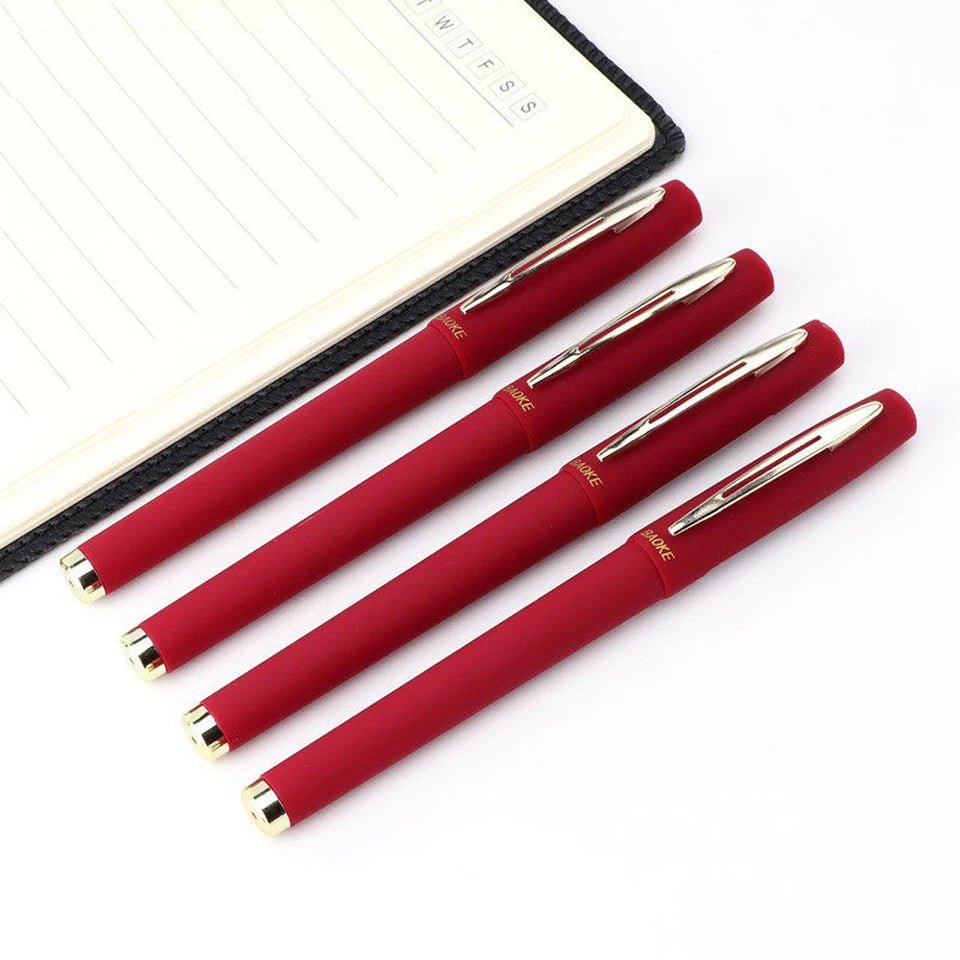 12 Pcs Gel Ink Roller Ball Pen Refill Medium Line 1.0 0.7 0.5 School Office Stationery Supply Black Blue Red Ink [STA]