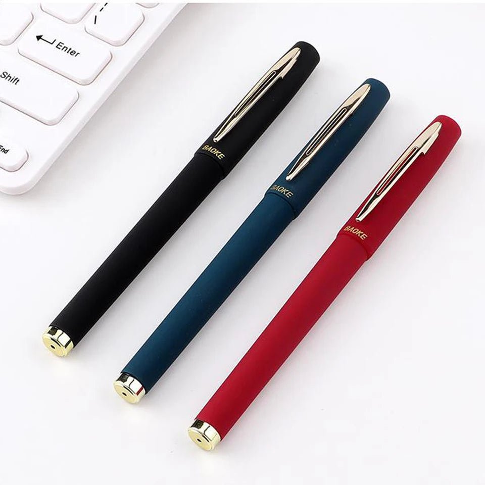 12 Pcs Gel Ink Roller Ball Pen Refill Medium Line 1.0 0.7 0.5 School Office Stationery Supply Black Blue Red Ink [STA]