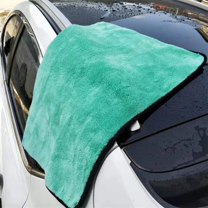 1200GMS Auto Microfiber Towels Seamless Drying Towels for Cars Soft Car Drying Cloth Car Wash Detailing Buffing Polishing Towel [CAR] [DTL]