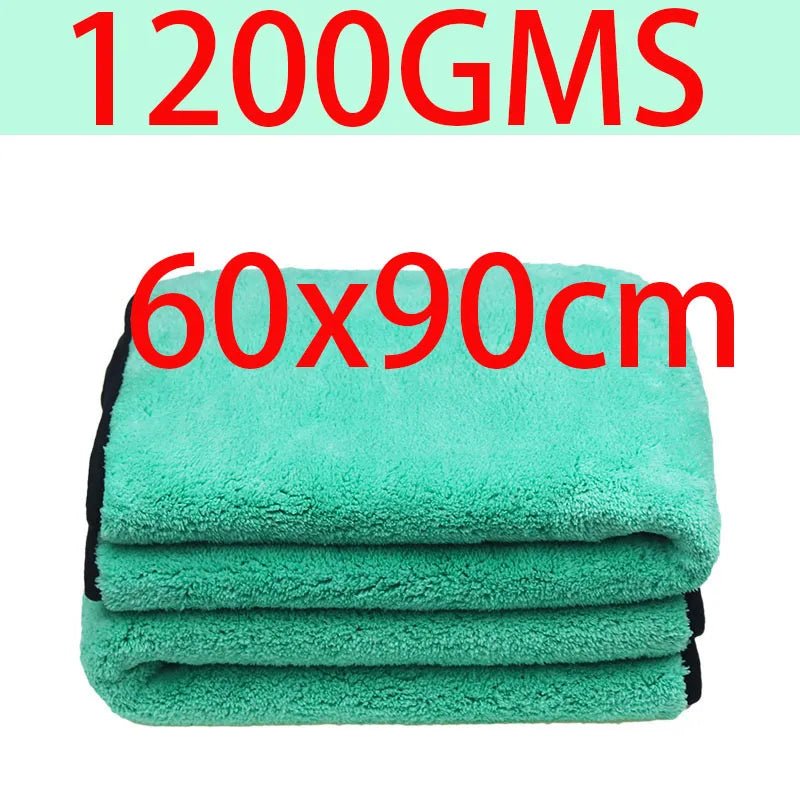 1200GMS Auto Microfiber Towels Seamless Drying Towels for Cars Soft Car Drying Cloth Car Wash Detailing Buffing Polishing Towel [CAR] [DTL]