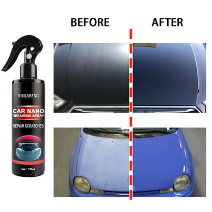 120ml Car Nano Repairing Spray Products Repair Scratches Detailing Coating Agent Glossy Car Cleaning Ceramic Coat for Automobile [CAR] [DTL]