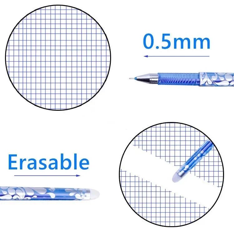 1/26 Pcs/Set Kawaii Erasable Pens Gel Pen Waterproof Gel Ink Stationery School Writing Supplies for Notebook Office Student [STA]