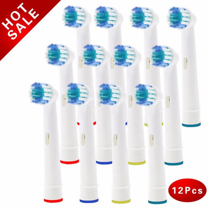 12×Replacement Brush Heads For Oral-B Electric Toothbrush Fit Advance Power/Pro Health/Triumph/3D Excel/Vitality Precision Clean [HAP]