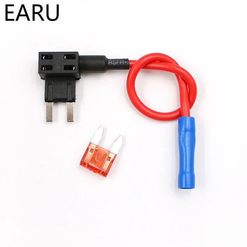 12V Fuse Holder Add-a-circuit TAP Adapter Micro Mini Standard Ford ATM APM Blade Auto Fuse with 10A Blade Car Fuse with holder [HOM]