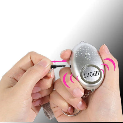 130db Self-Defense Alarm Personal Defense Siren Anti-attack Security for Women Kids Personal Security Loud Alert Attack Panic [SEC]