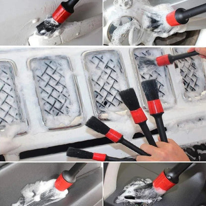 13/15pcs Car Detailing Cleaning Kit Car Washing Brushes Sponges Towels for Car Air Vents Rim Clean Dirt Dust Wash Tools [CAR] [DTL]