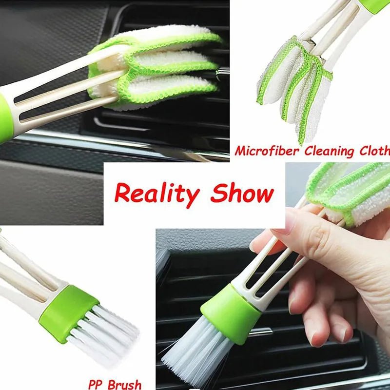 17Pcs Car Detailing Brush Set Car Cleaning Brushes Sponges Towels for Car Air Vents Rim Cleaning Dirt Dust Clean Tools [CAR] [DTL]