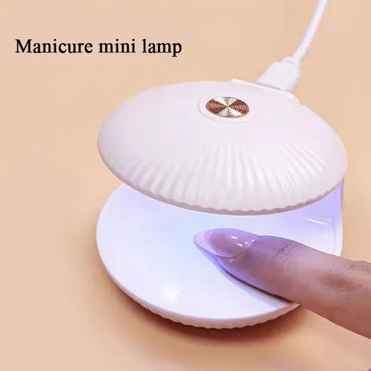 18W Shell Nail Dryer Lamp Mini Single Finger Egg Phototherapy Machine UV Gel Polish Quick Drying Manicure Tools With USB [BEU]