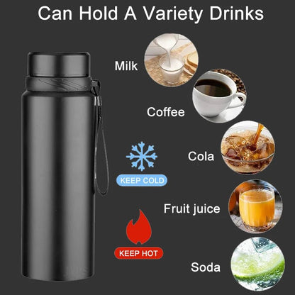 1L Thermal Water Bottle Temperature Display Thermos Bottle Stainless Steel Tumbler Vacuum Flasks Thermos For Water Tea Drinkware [MUG]