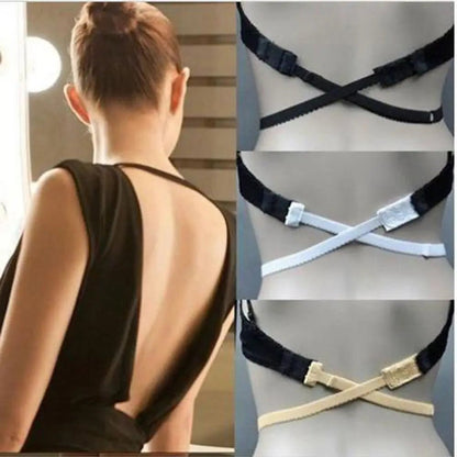 1PC Hot Fashion Adjustable Backless Bra Strap Adapter Converter Fully Extender Hook Women's Fashion Bra Strap Adapter [GRM] [UND]