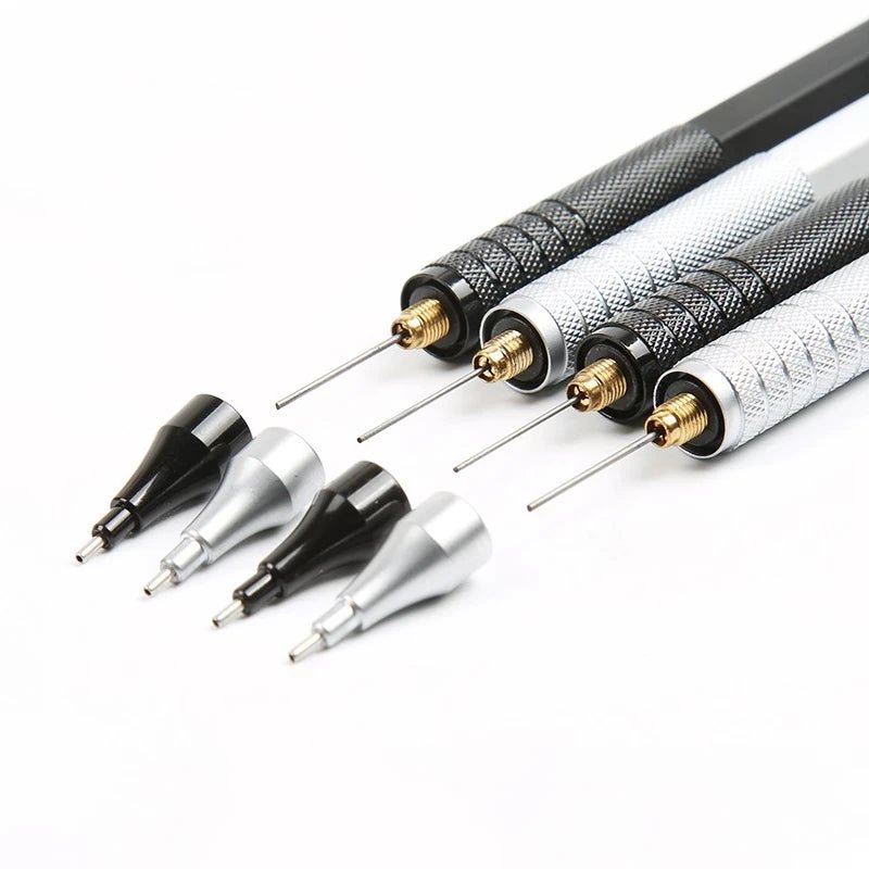 1Pc Mechanical Pencil 0.3/0.5/0.7/2.0mm Low Center of Gravity Metal Drawing Special Pencil Office School Writing Art Supplies [STA]