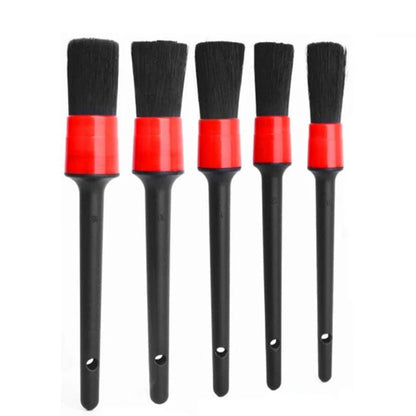 1pcs/5pcs Detailing Brush Set Car Brushes Car Detailing Brush For Auto Cleaning Dashboard Air Outlet Wheel Wash Maintenance Tool [CAR] [DTL]