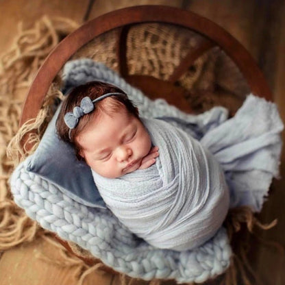 2 Pcs/Set Newborn Photography Props Baby Posing Mini Pillow Headband Hair Band Kit Infants Photo  Fotografi Accessories [PHO]