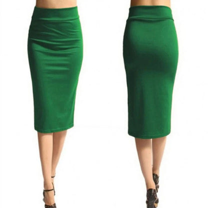 2023 New Women Skirt Mini Bodycon Skirt Office Women Slim Knee Length High Waist Stretch Sexy Pencil Skirts Jupe Femme AQ801944 [WOM]