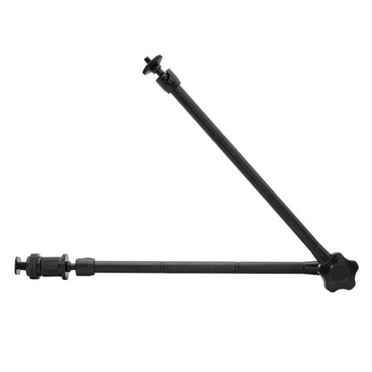 20Inch Adjustable Articulating Friction Magic Arm with Hot Shoe Mount for LED Light DSLR Rig LCD Monitor [PHO]