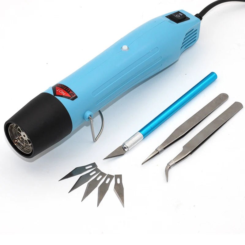 220V 300W Hot Air Gun For DIY Using Electric Hair Dryer Hot Air Tool Soldering Heat Gun Industrial with Supporting Embossing 858 [TOL]