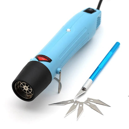 220V 300W Hot Air Gun For DIY Using Electric Hair Dryer Hot Air Tool Soldering Heat Gun Industrial with Supporting Embossing 858 [TOL]