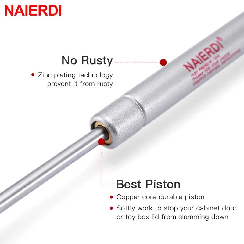 2/4/6/8PCS NAIERDI 6-15KG Furniture Gas Spring Hinges Kitchen Cupboard Cabinet Hydraulic Hinge Door Strut Lid Support Box [HOM]