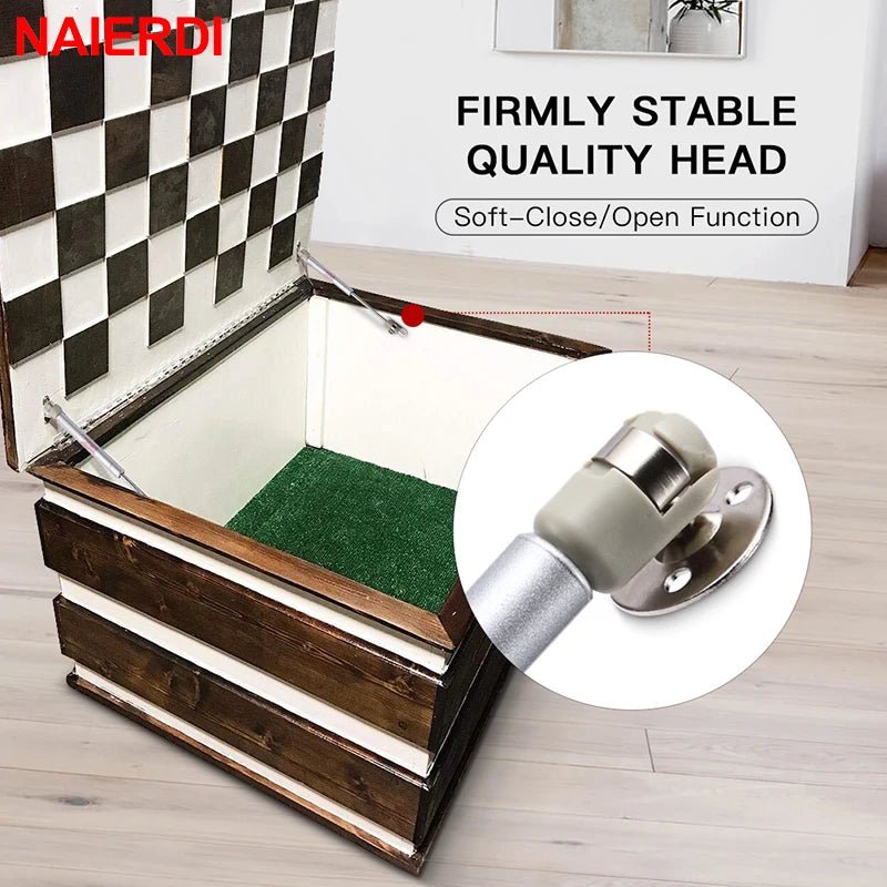 2/4/6/8PCS NAIERDI 6-15KG Furniture Gas Spring Hinges Kitchen Cupboard Cabinet Hydraulic Hinge Door Strut Lid Support Box [HOM]