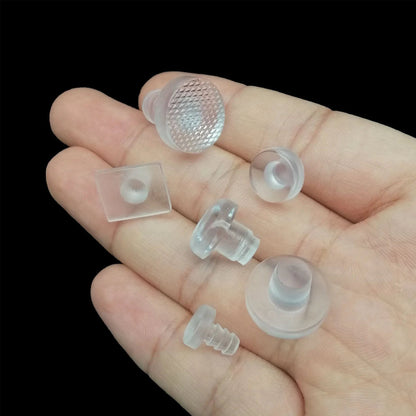 24pcs Soft Clear Transparent Rubber Embedded Furniture Table Chair Leg Feet Bottom Glide Slide Pad Floor Protector Shockproof [HOM]