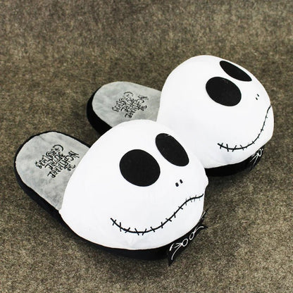 27cm Anime Cartoon Movice Christmas Skellington Slippers Soft Shoes Warm at Home [TOYS]