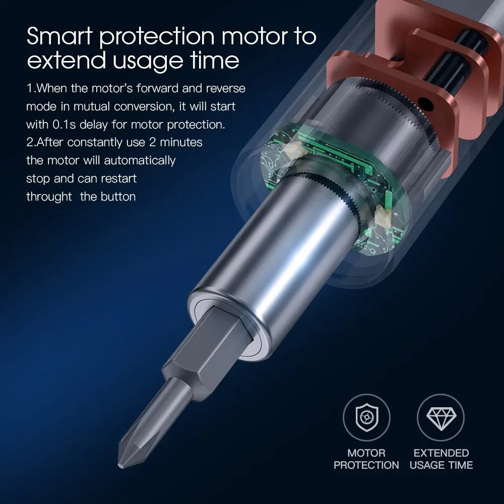 28 in 1 Electric Screwdriver Precision Set Power Tool Kit Rechargeable Wireless Cordless Bit for Xiaomi Mobile Cell Phone Repair [TOL]