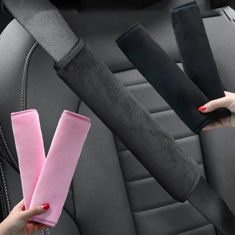 2pc Universal Car Safety Belt Cover Adjustable Seat Belt Cover Shoulder Strap Covers Auto Accessories [CAR]