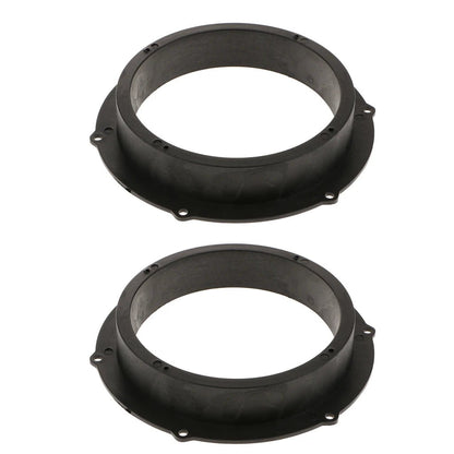 2pcs Black 6.5 inch Car Speaker Mounting Spacer Adaptor Rings for VW Magotan Skoda Car Stereo Audio Speaker Spacer [CAR]