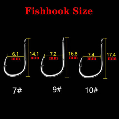 2pcs/Lot Carp Bait Fishhooks for Fishing Flap Explosion String Hook Prevent Winding PE Lines With Hose Carbon Steel Hooks Pesca [SPT]