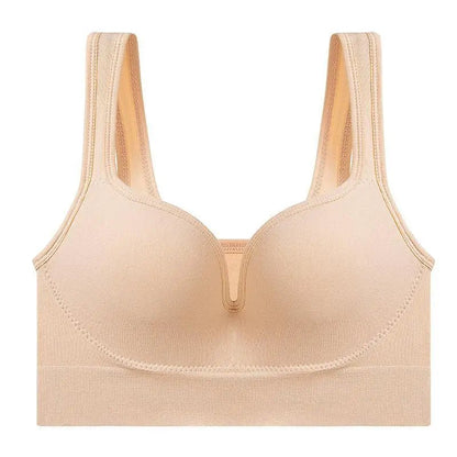 3 Colours Bras for Women  Sports Bra Wireless Unwired Bras Push Up Bra Top Bralette Women's Underwear Without Bones Frame Bras [GRM] [UND]