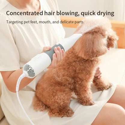 3 in1 Pet Dog Dryer Quiet Dog Hair Dryers and Comb Brush Grooming Kitten Cat Hair Comb Puppy Fur Blower Low Noise Temperature [PET]