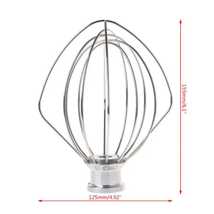 304 Stainless Steel Wire Whip Electric Mixer Attachment For KitchenAid K45WW 9704329 [HAP]