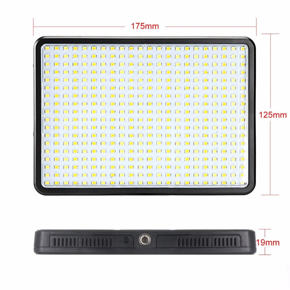 30W 5600K/3200K On-Camera 396 Bulbs LED Video Light Lamp Dimmable Photographic Lighting for Canon Nikon Pentax DSLR Camera [PHO]